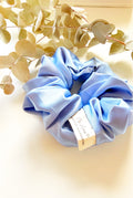 Satin Scrunchie " Royal Blue Dream"