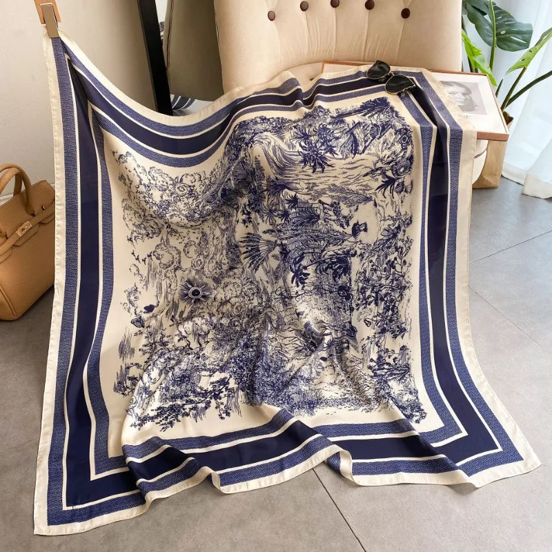 Seidenschal "Botanica" (70 cm)