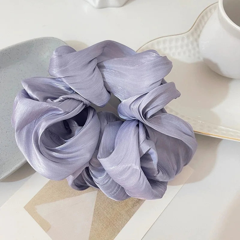 Satin Scrunchie "Parisian Chic"