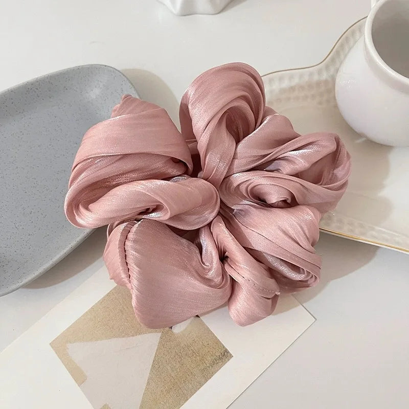 Satin Scrunchie "Parisian Chic"