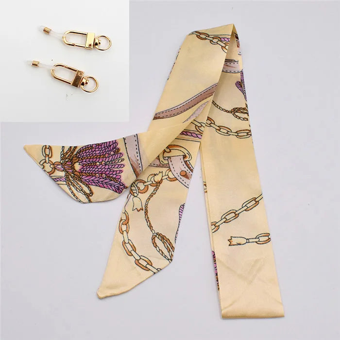 Satin-Brillenkette "Boho-Chic"