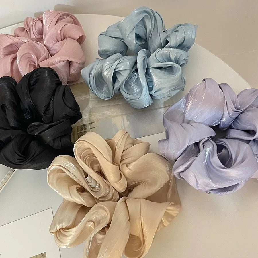 Satin Scrunchie "Parisian Chic"