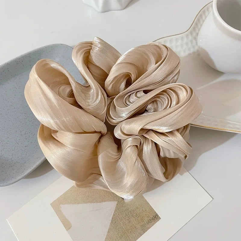 Satin Scrunchie "Parisian Chic"