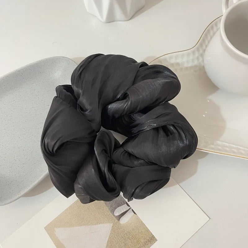 Satin Scrunchie "Parisian Chic"