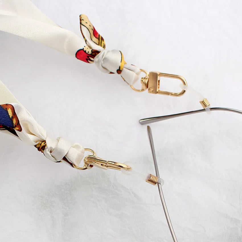 Satin-Brillenkette "Boho-Chic"