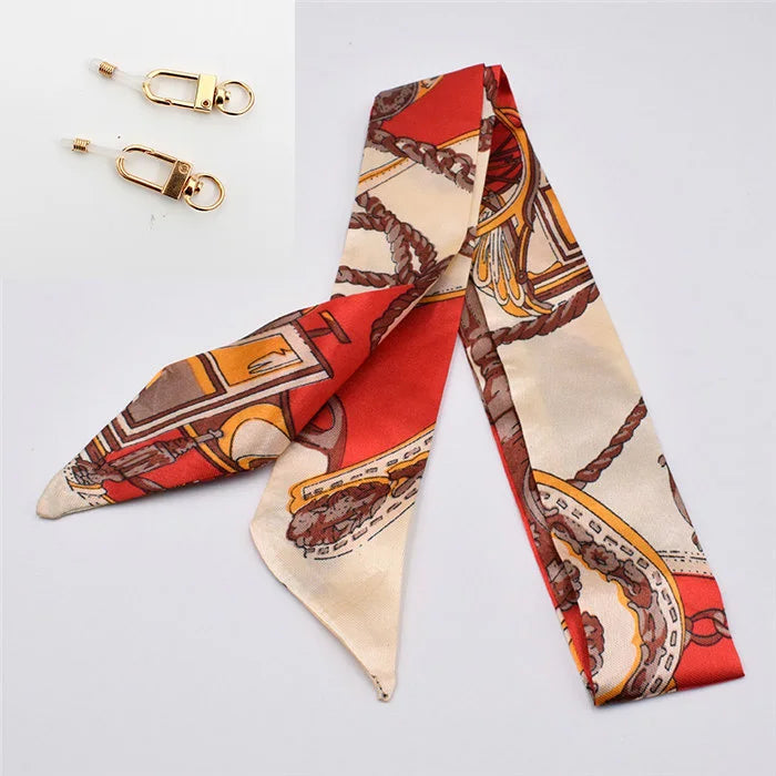 Satin-Brillenkette "Boho-Chic"