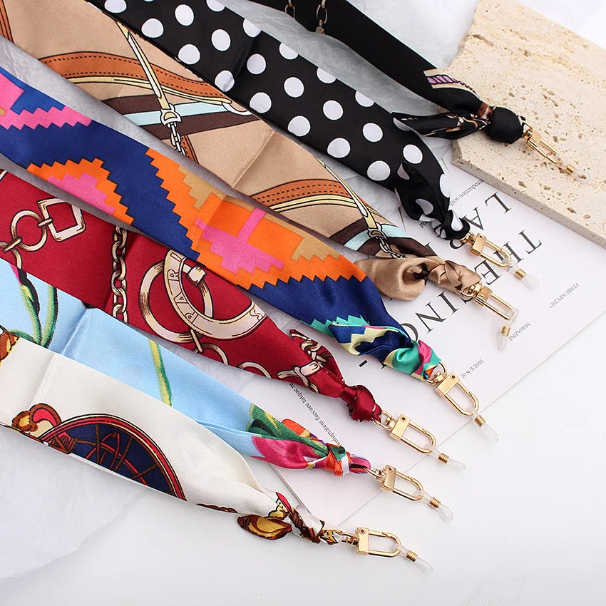 Satin-Brillenkette "Boho-Chic"