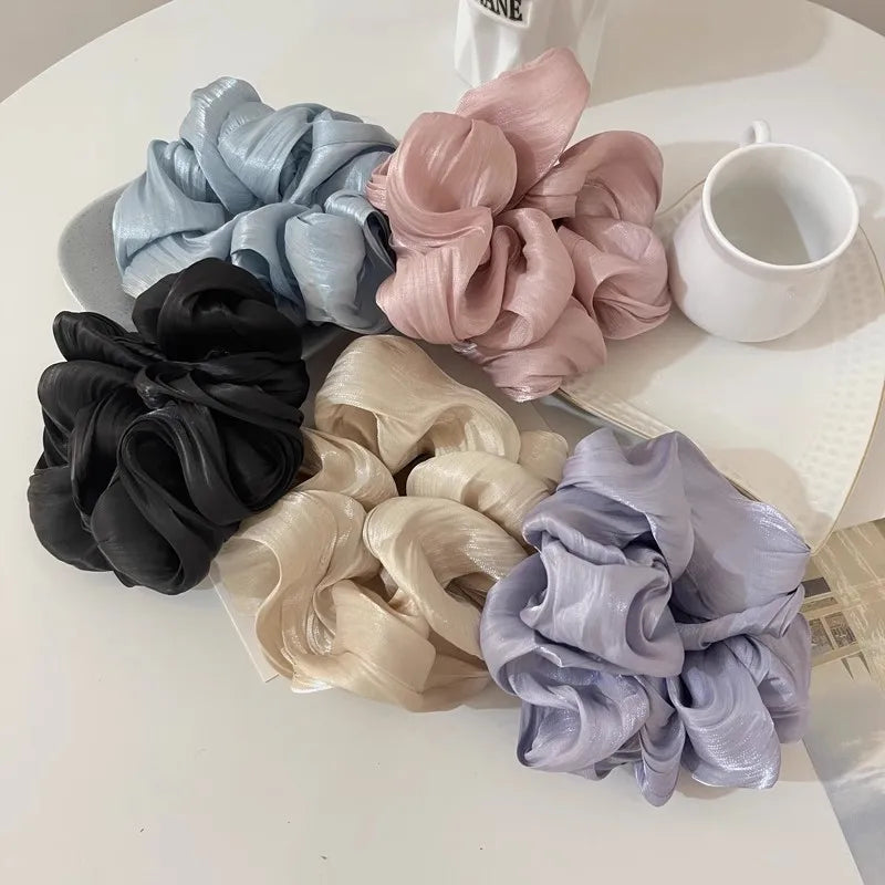 Satin Scrunchie "Parisian Chic"